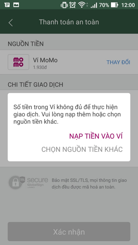 Hướng dẫn mua thẻ BIT qua Ví Momo