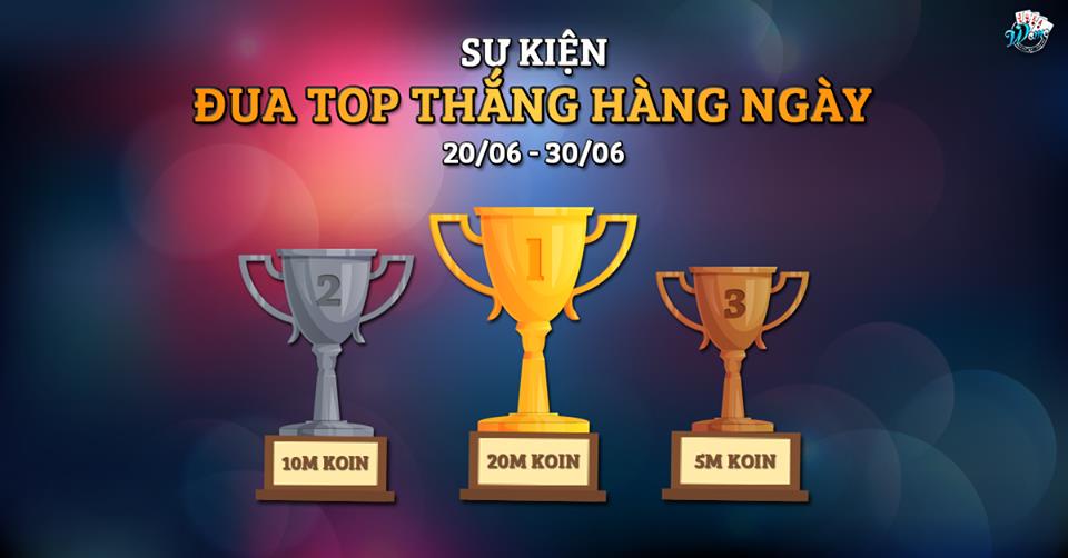 ĐUA TOP THẮNG HÀNG NGÀY CÙNG Wewin 